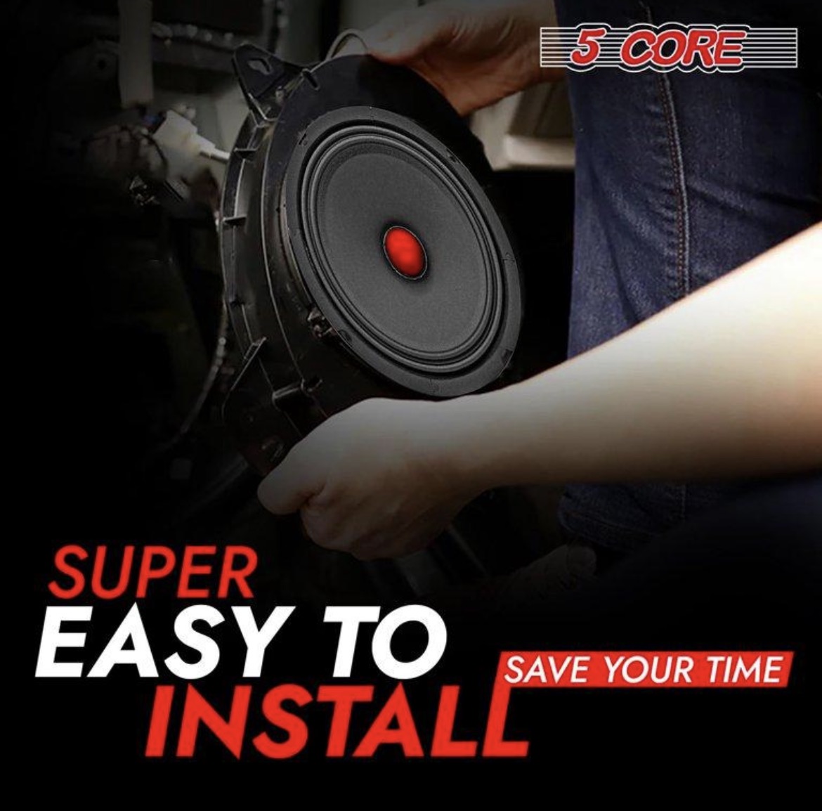 Installing a 6.5 inch car door midrange speaker